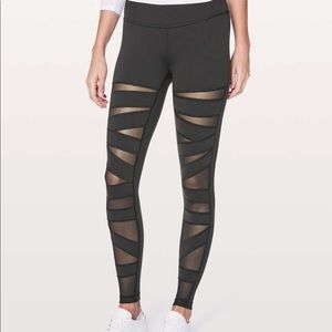 Lululemon high rise tech mesh pants